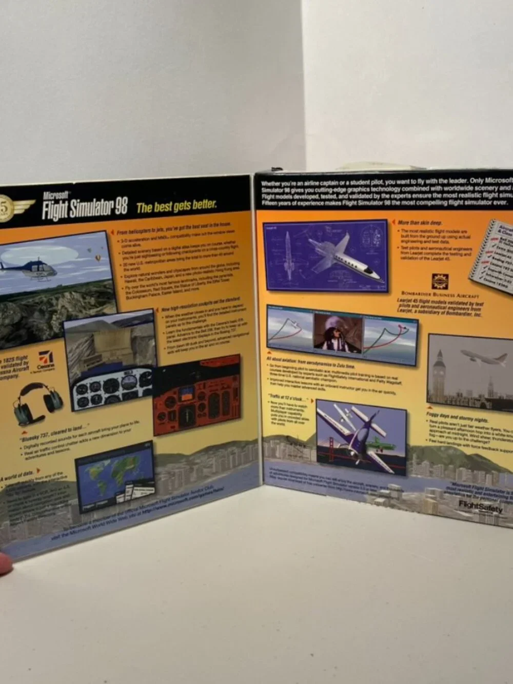 Microsoft Flight Simulator 98 (Windows PC, 1997, Microsoft) As Real as it Gets!